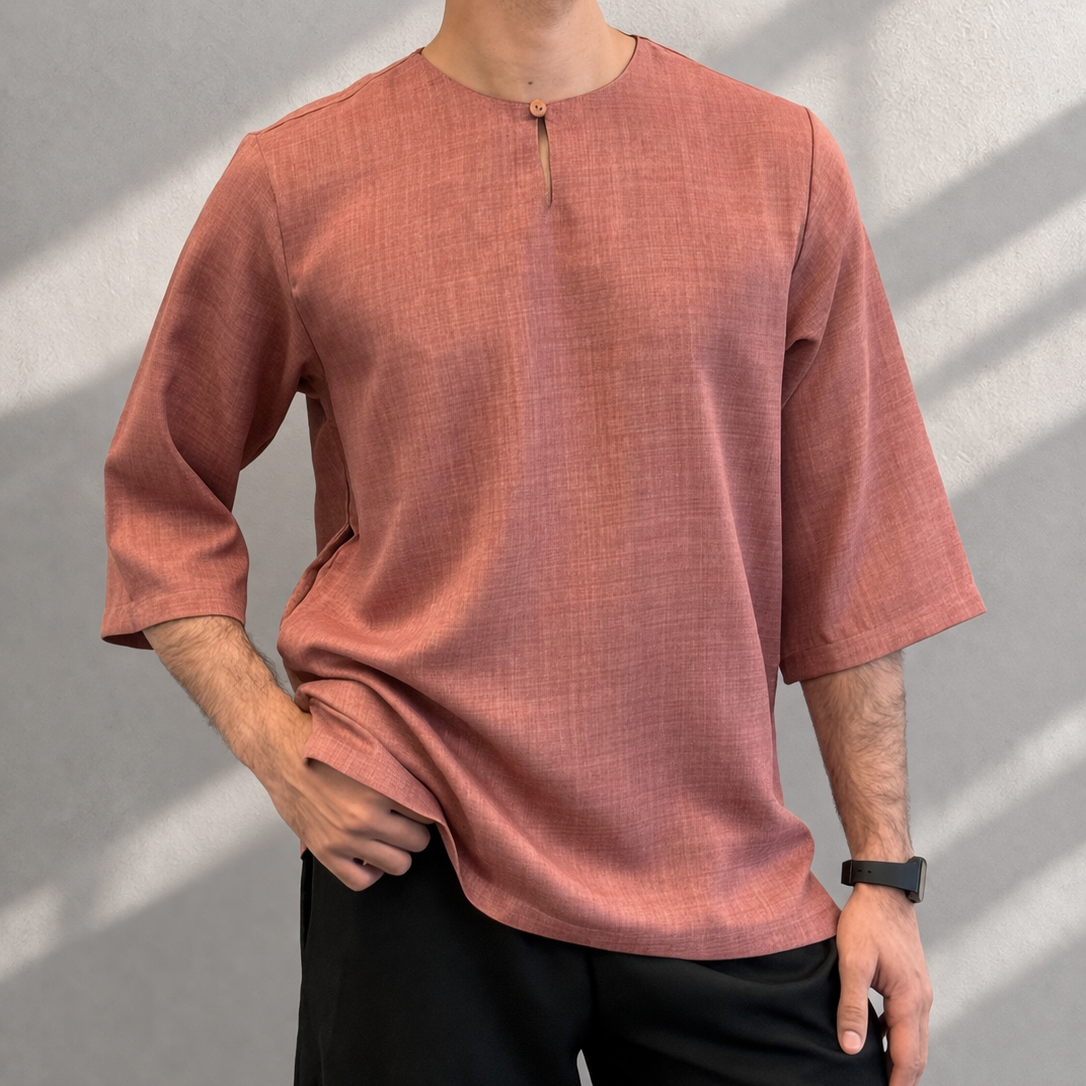 Baraash Cotton Linen Kurta