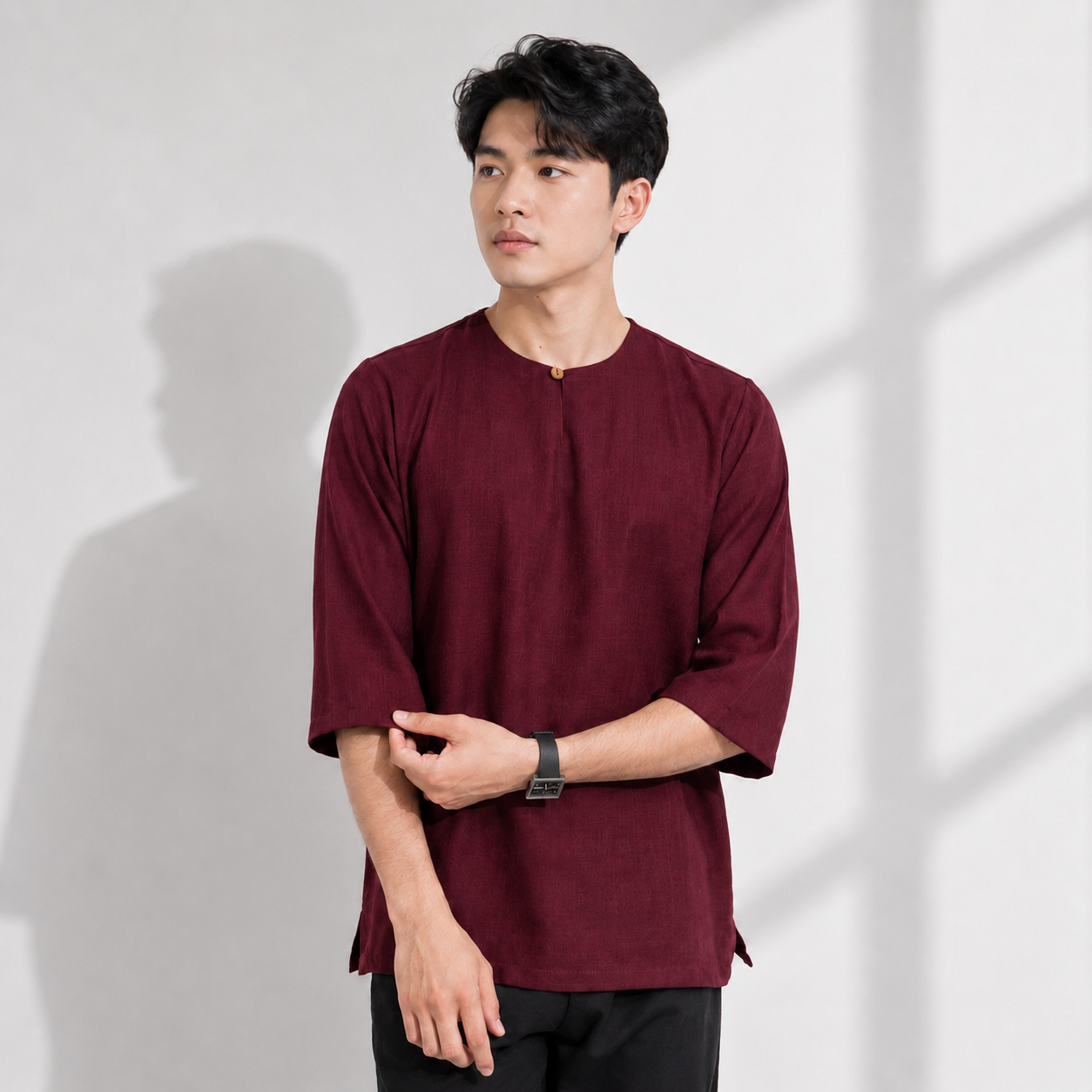Baraash Cotton Linen Kurta