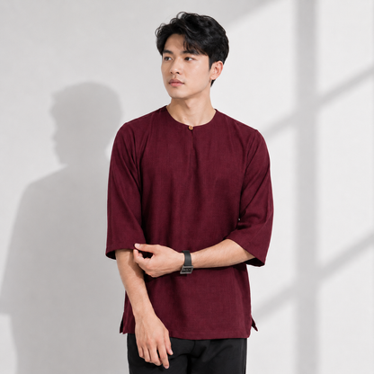 Baraash Cotton Linen Kurta