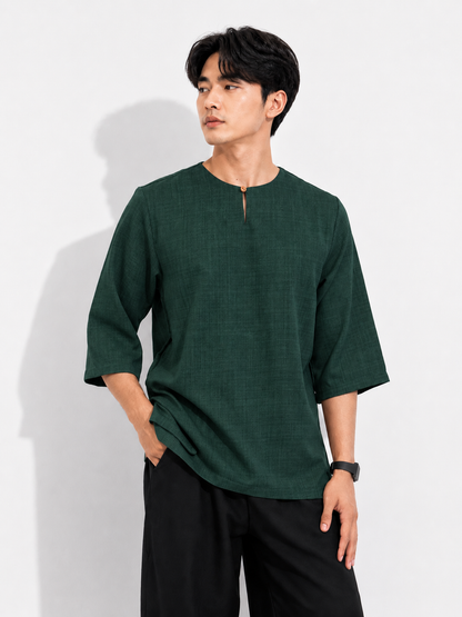 Baraash Cotton Linen Kurta