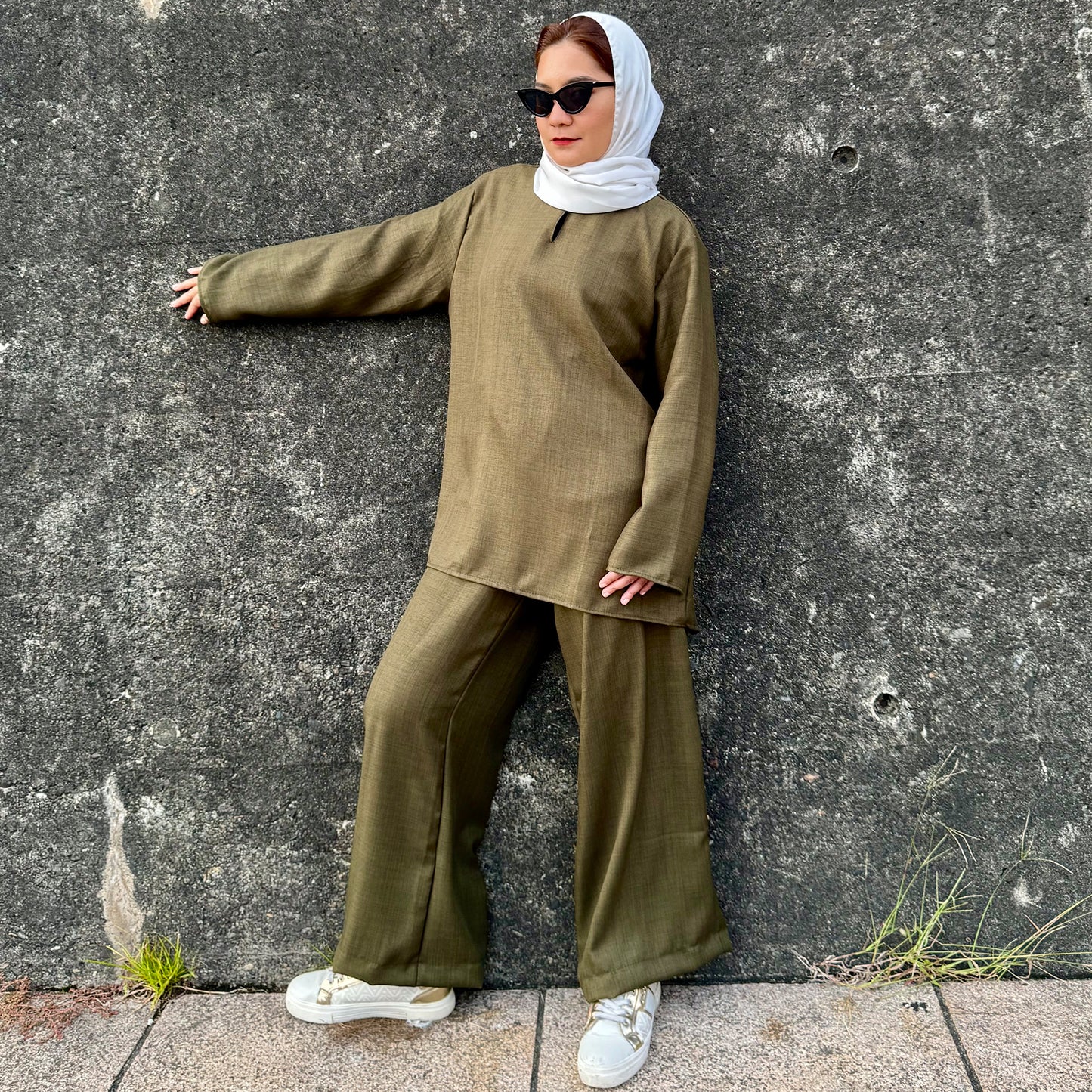 Baraash Cotton Linen Two-Piece Set, Co-Ord set