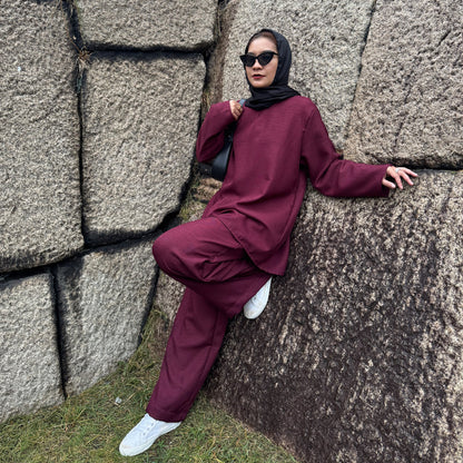 Baraash Cotton Linen Two-Piece Set, Co-Ord set